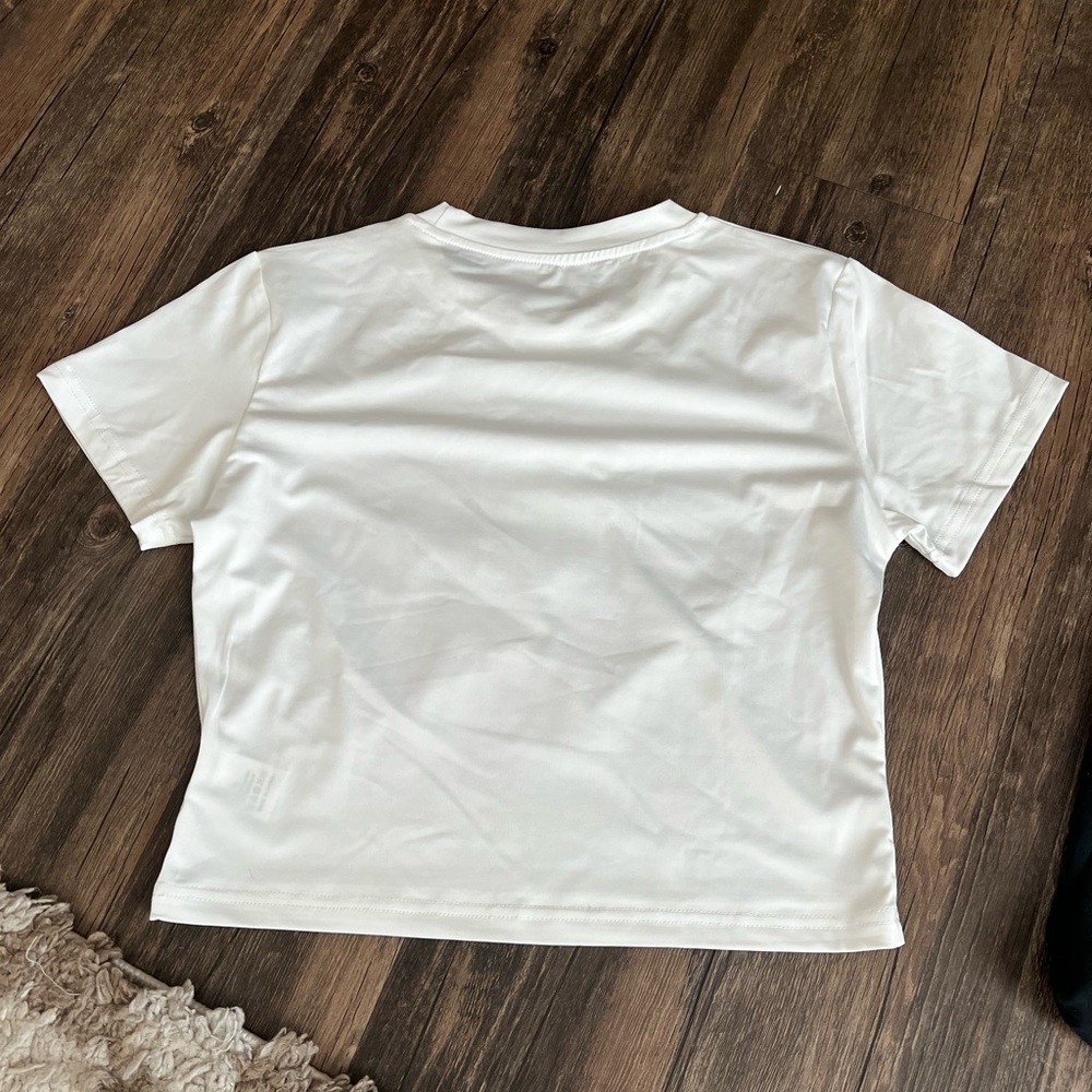 Not My First Rodeo Crop Top Baby Tee - Picture 3 of 3